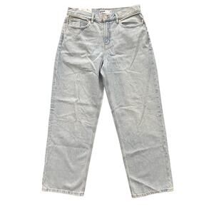 Garage Low Rise Baggy Jeans Carden Blue Light Wash Girls size 9 Y2K Vibe